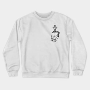 Loose Lips (Black) Crewneck Sweatshirt